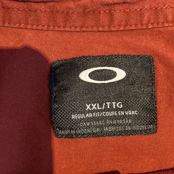 Oakley Long Sleeve button down shirt for Men US XXL - Picture 4 of 5